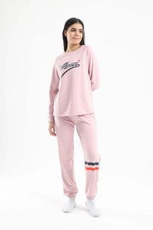 Rose Crew Neck Pyjama Set - Carina - كارينا
