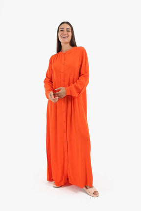 Round Neck Shirt Dress - Carina - كارينا