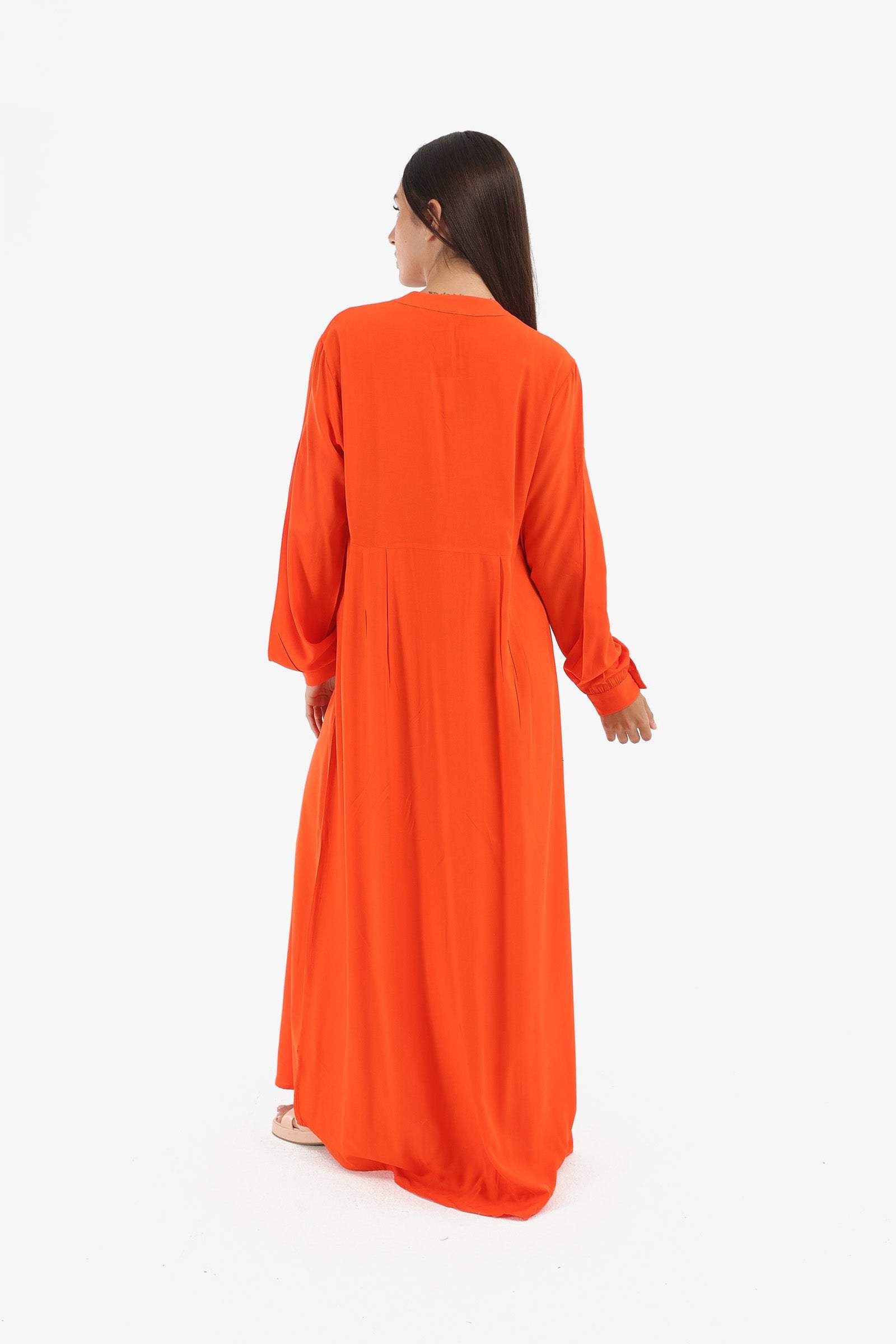 Round Neck Shirt Dress - Carina - كارينا