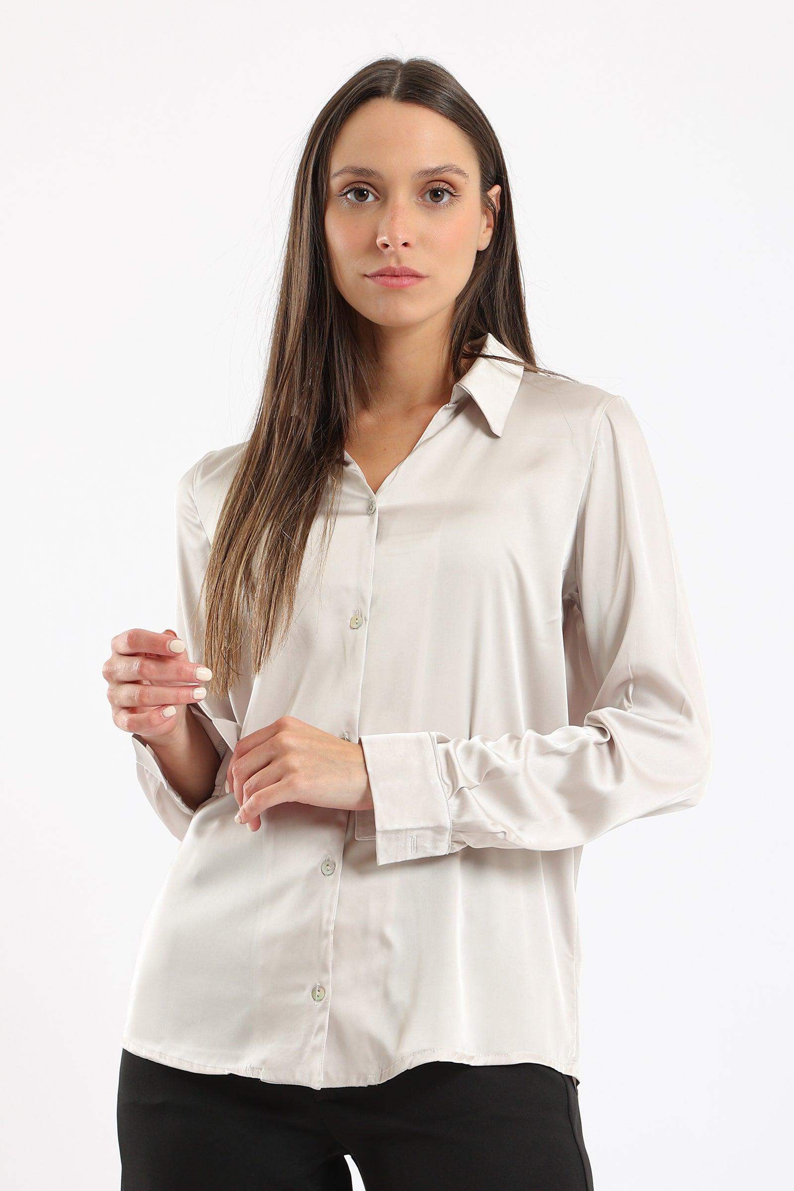 Satin Classic Shirt - Carina - كارينا