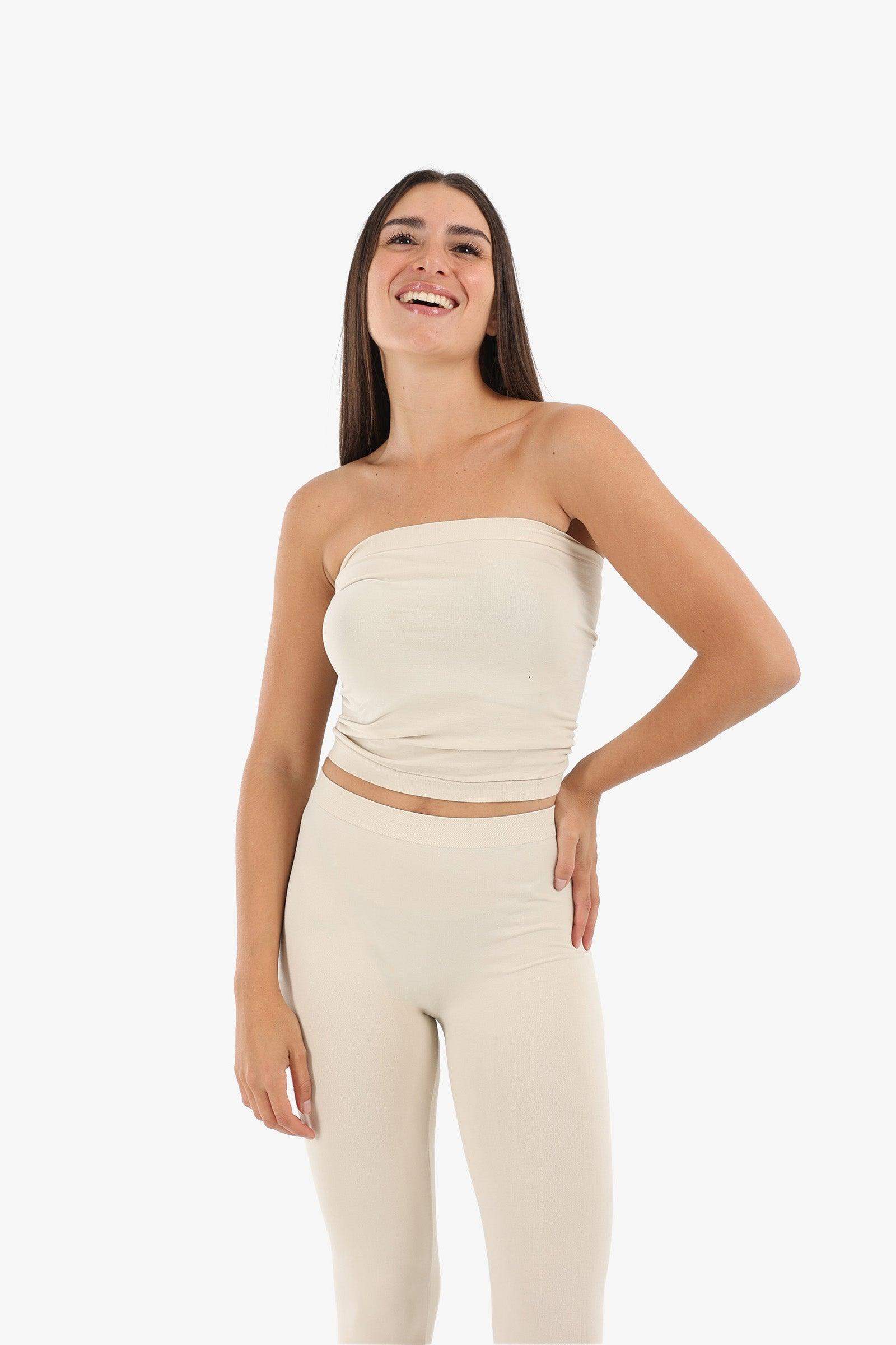 Seamless Strapless Tube Top - Carina - كارينا