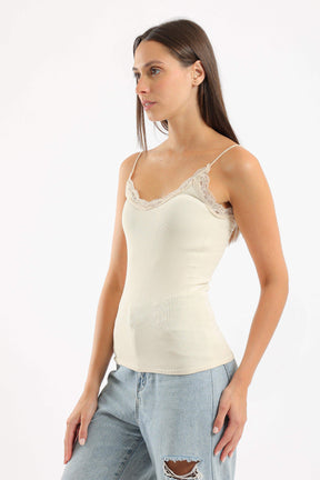 Seamless Top with Lace - Carina - كارينا