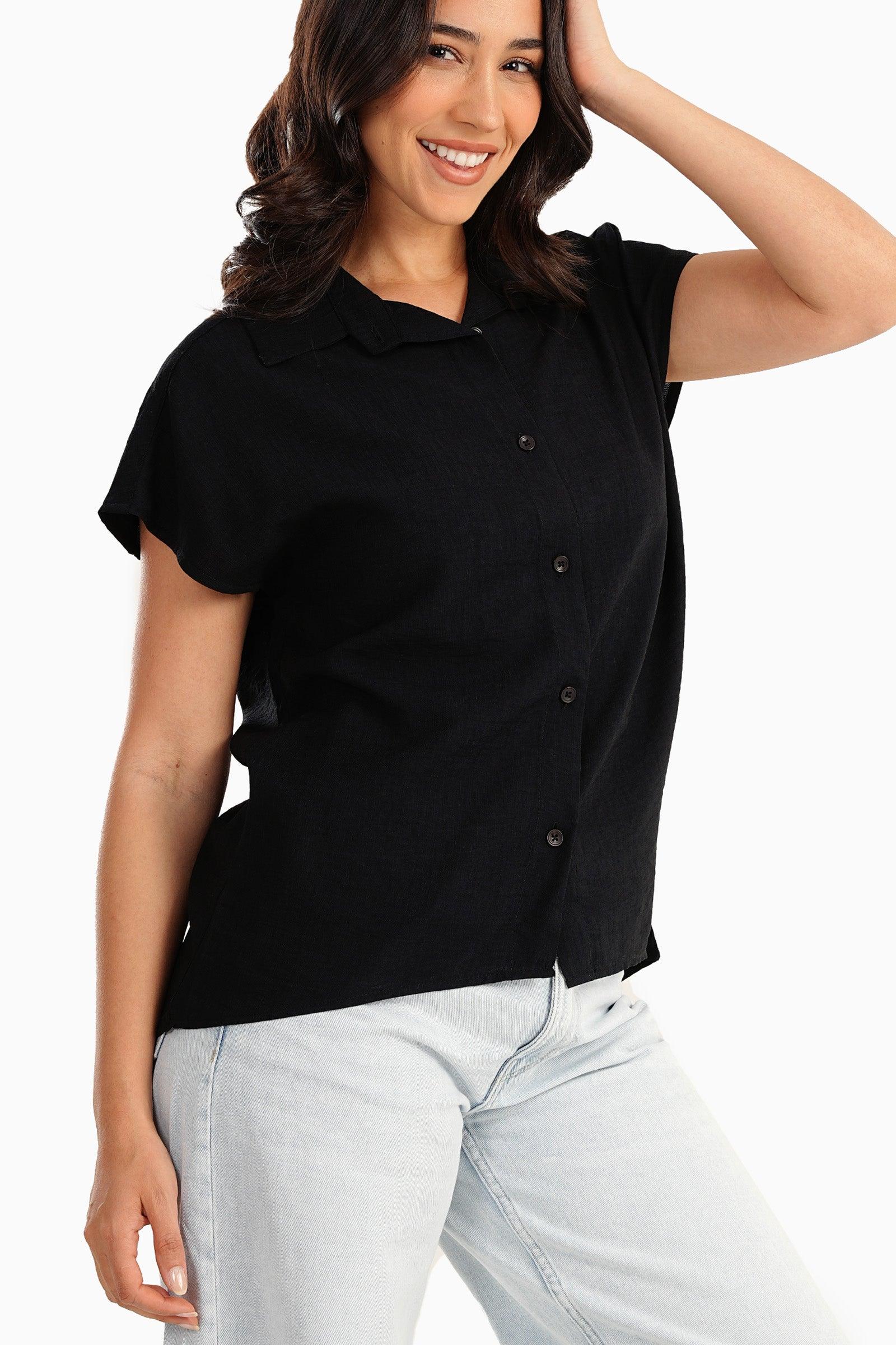 Short Sleeves Lounge Shirt - Carina - كارينا