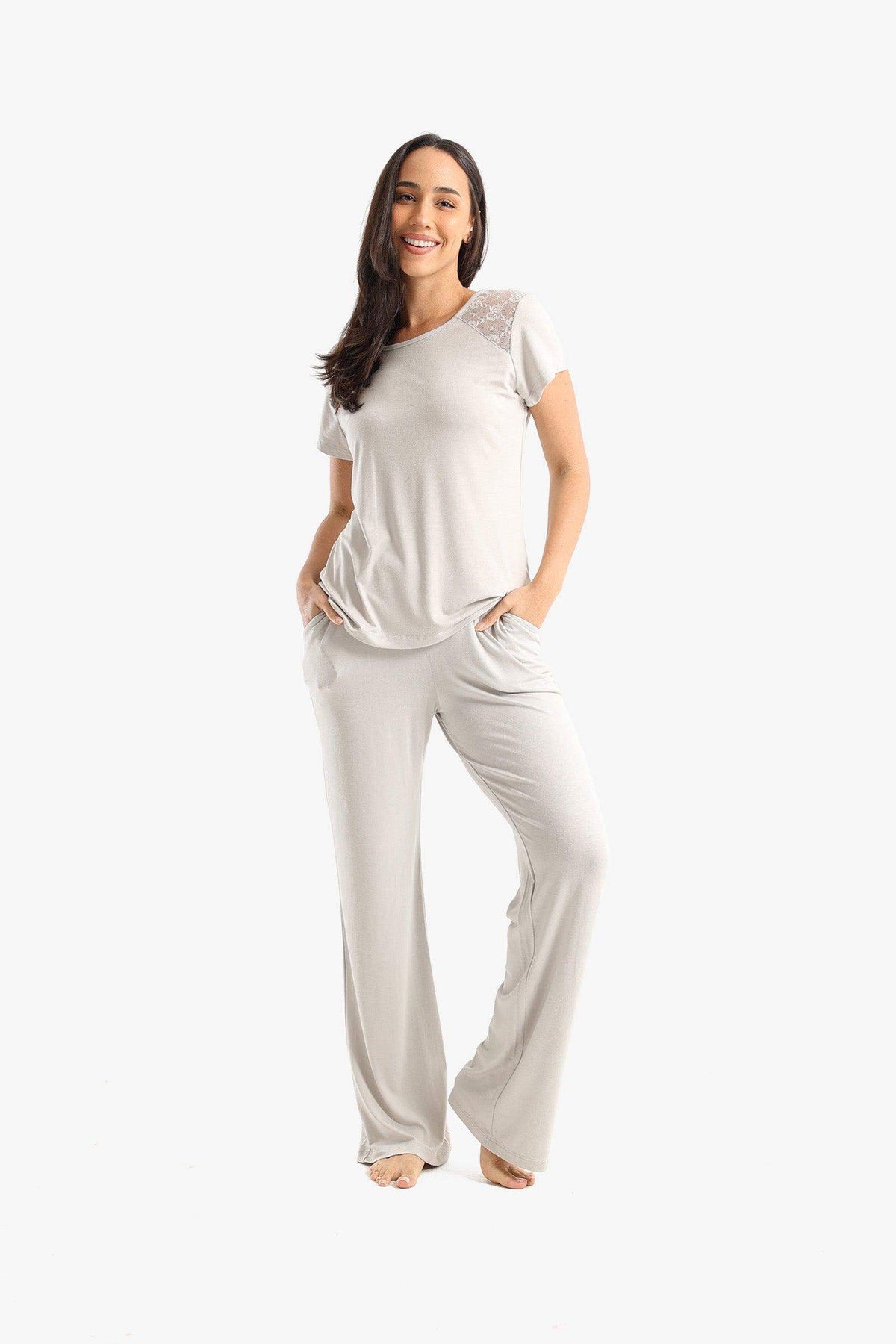 Simple & Delicate Pyjama Set - Carina - كارينا