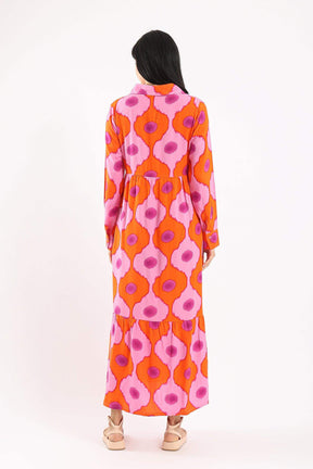 Single Tier Printed Dress - Carina - كارينا