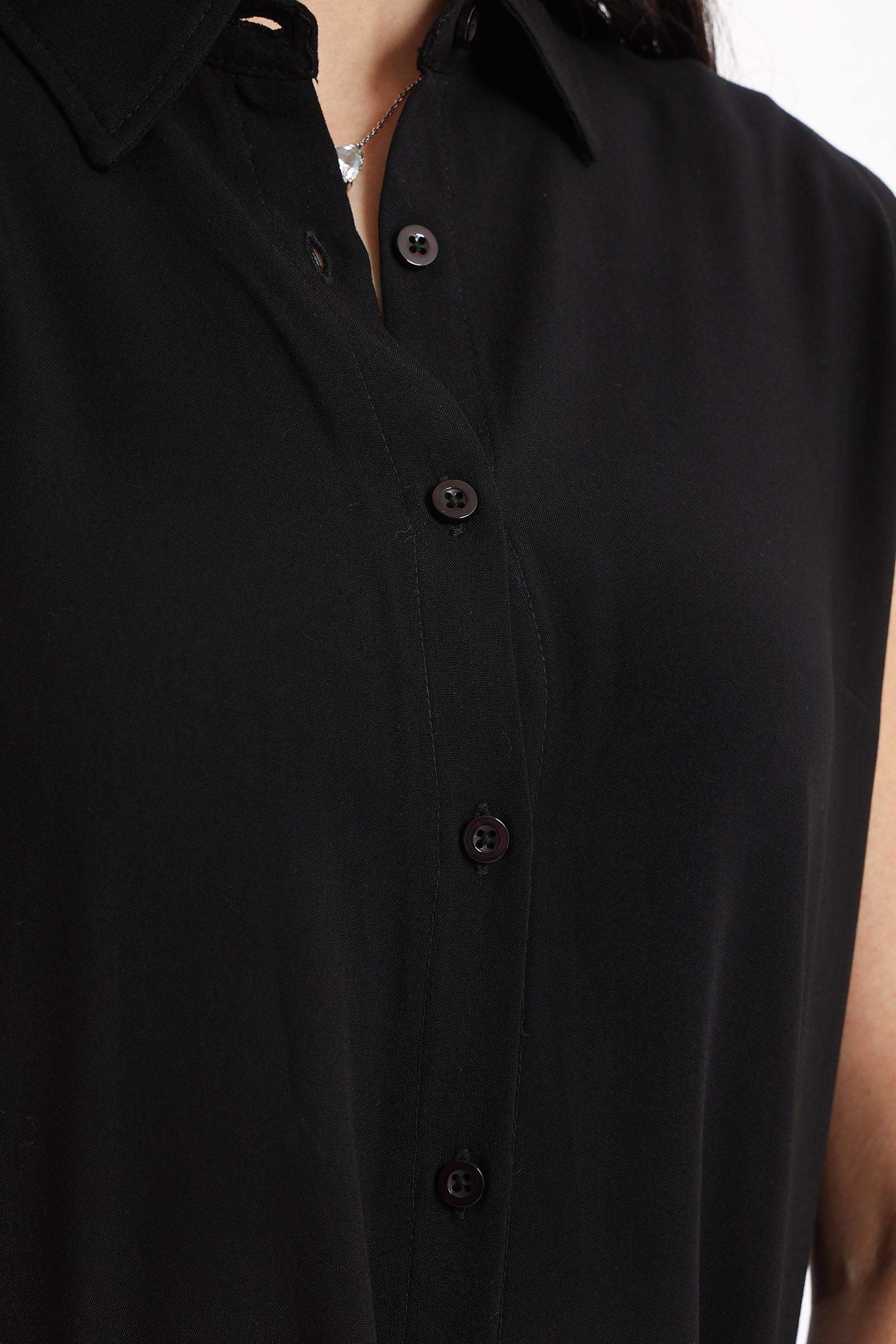 Sleeveless Collared Shirt - Carina - كارينا