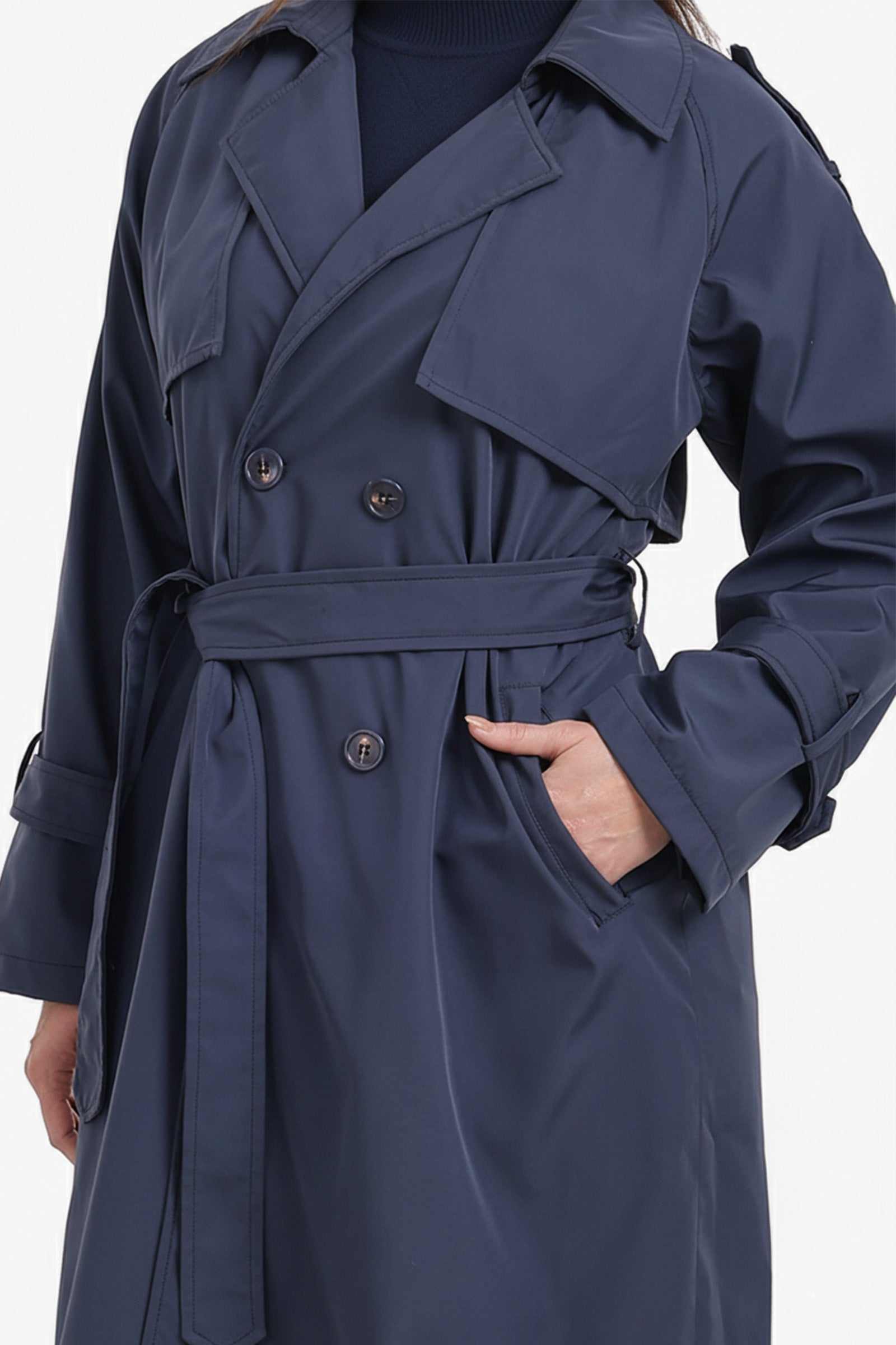 Double-Breasted Trench Coat
