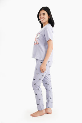 Stitch & Angel Print Pyjama Set - Carina - كارينا