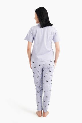 Stitch & Angel Print Pyjama Set - Carina - كارينا