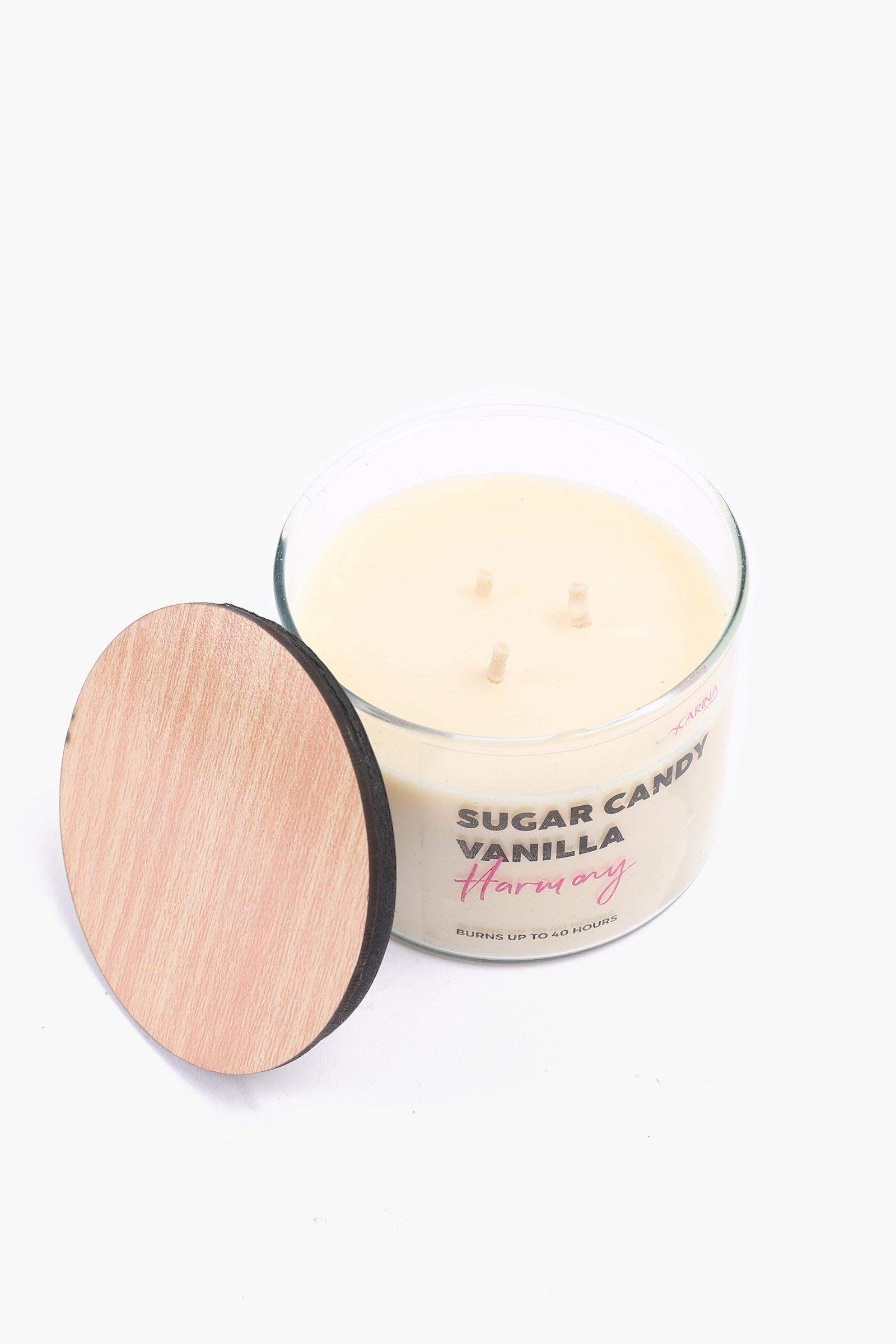 Sugar Candy Vanilla Candle - 400ml - Carina - كارينا