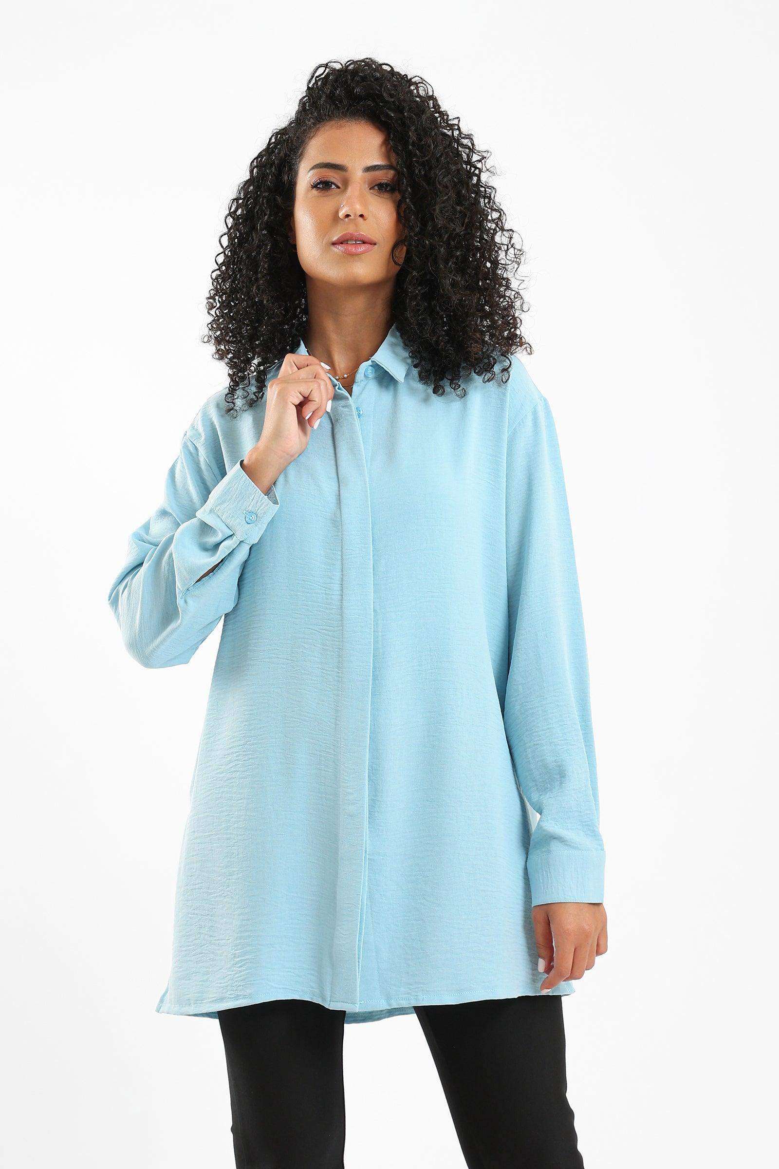 Tencel Solid Shirt - Carina - كارينا