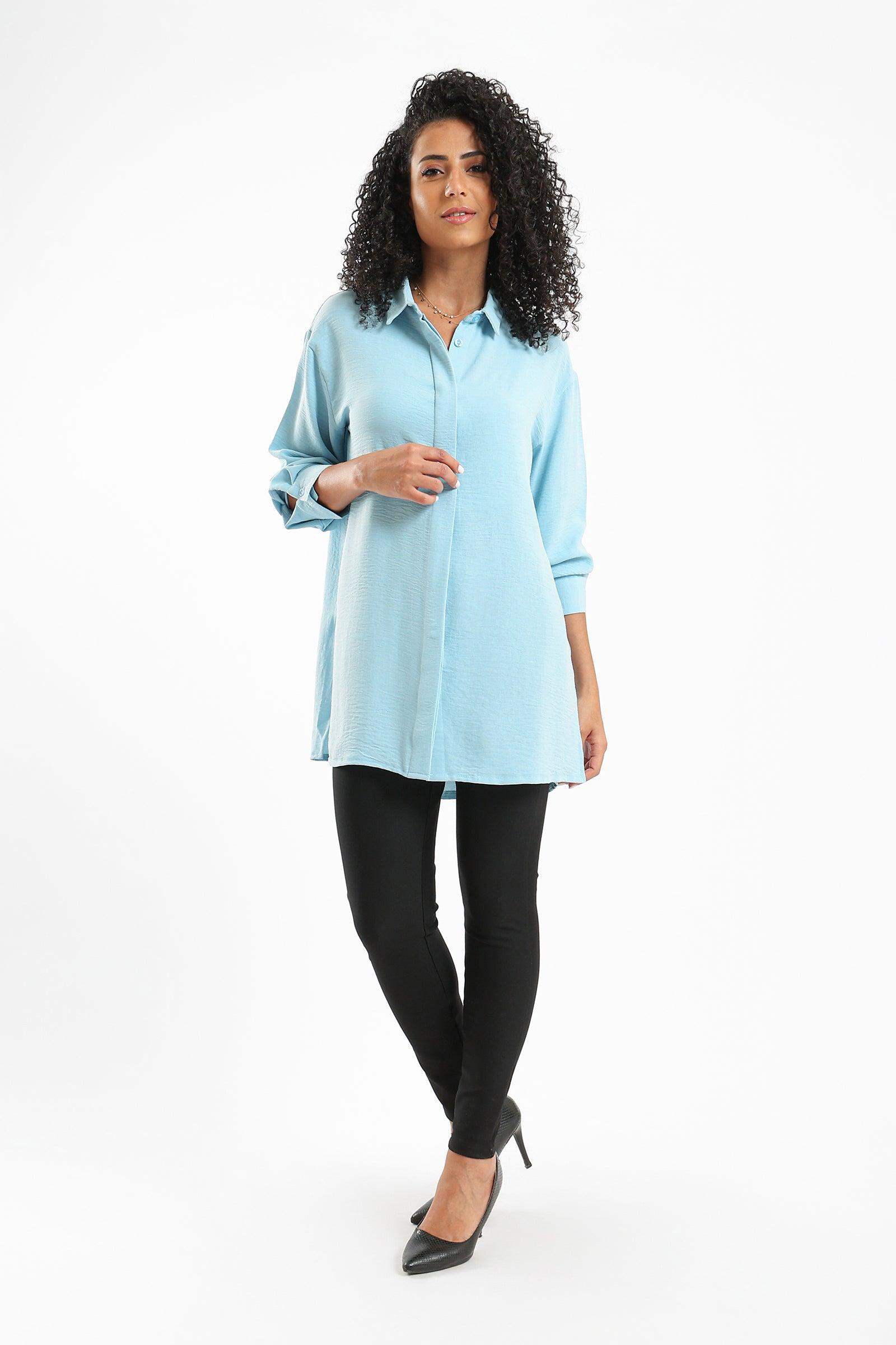 Tencel Solid Shirt - Carina - كارينا