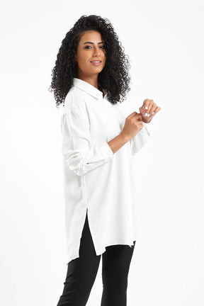 Tencel Solid Shirt - Carina - كارينا