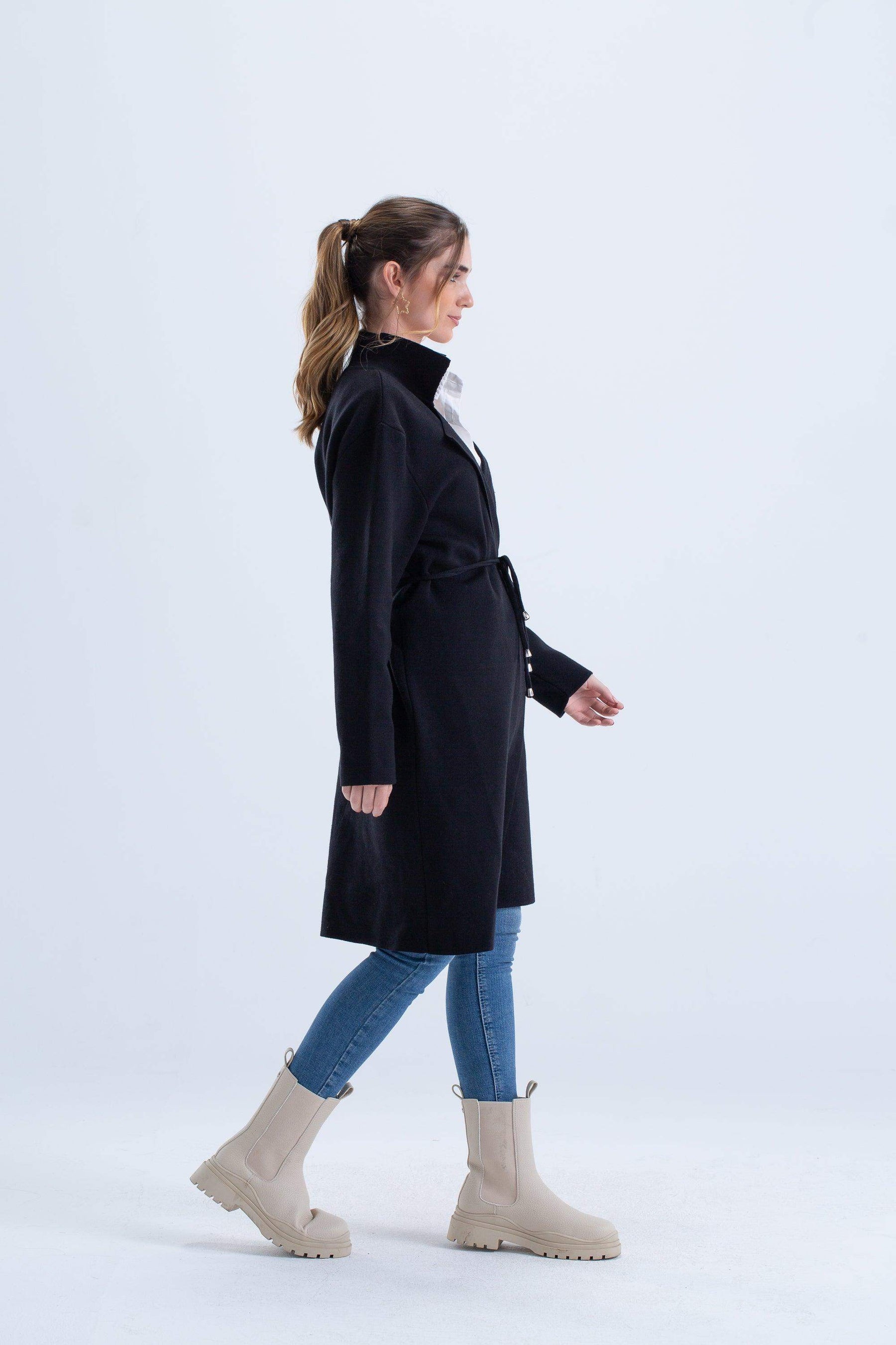 Trench Coat with Adjustable Belt