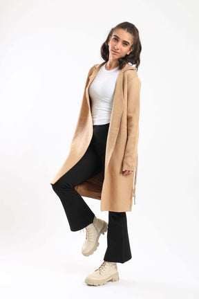 Trench Coat with Adjustable Belt - Carina - كارينا