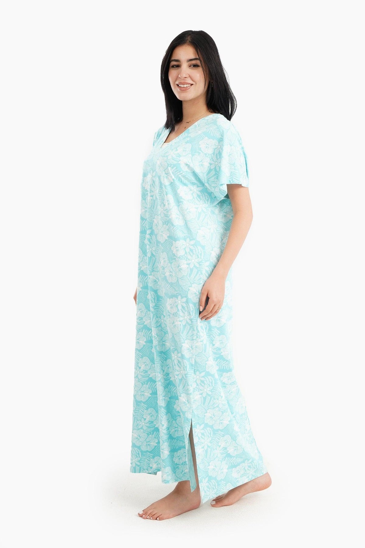 Turquoise Blue Nightgown - Carina - كارينا