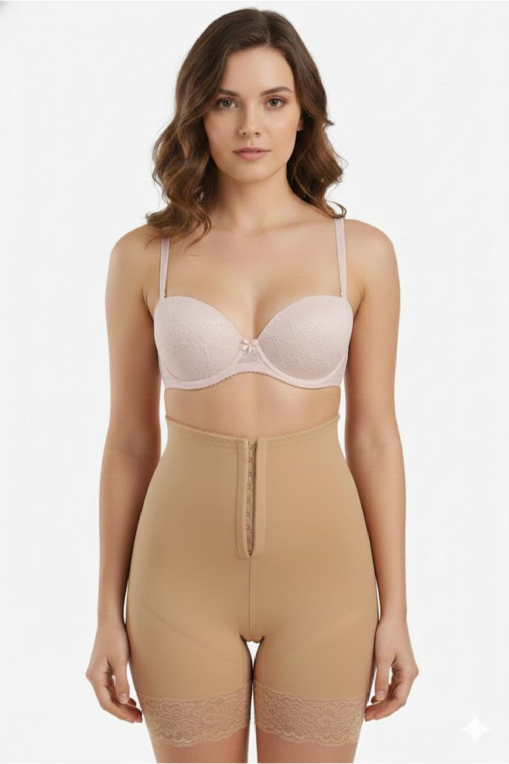 High-Waisted Corset Shorts