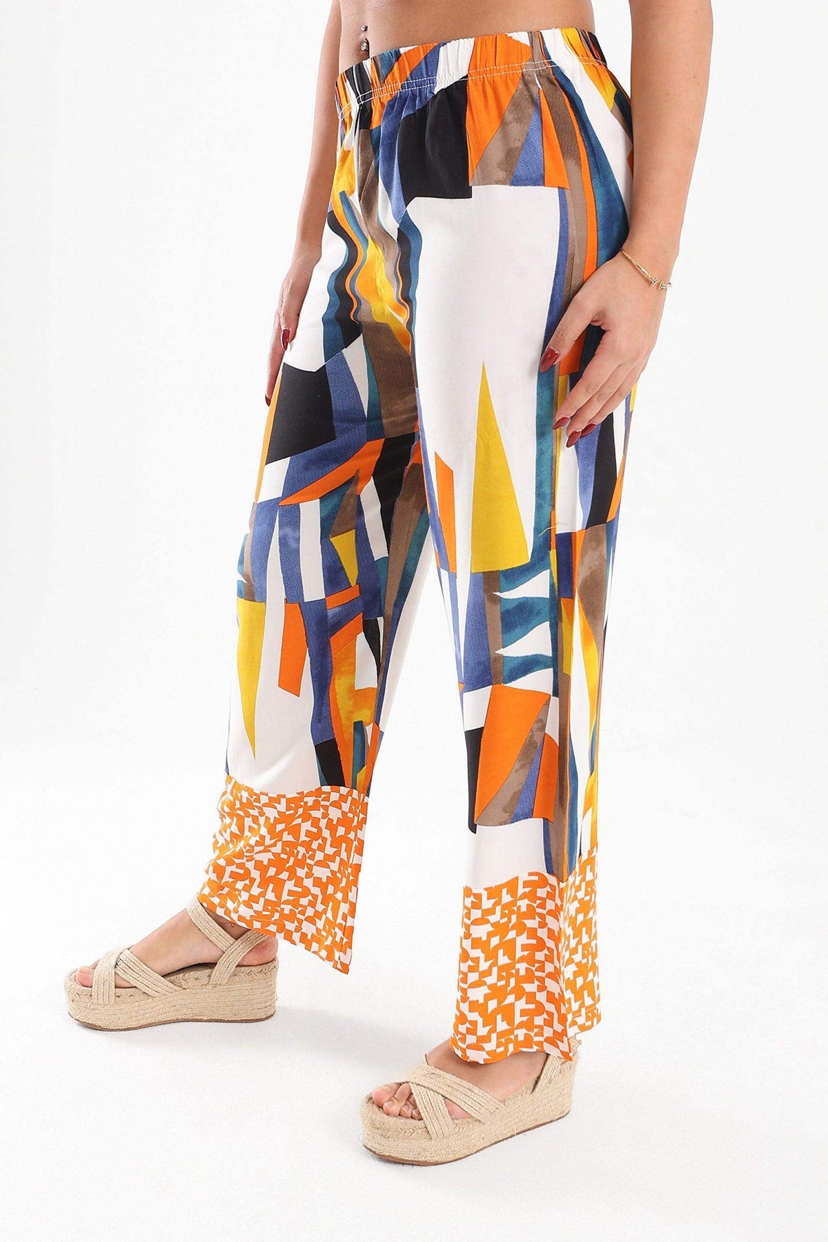 Vibrant Colored Full Length Pants - Carina - كارينا