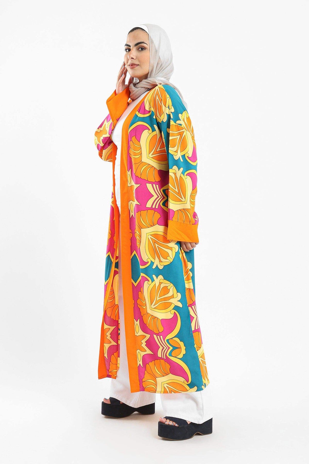 Vibrant Colored Kimono - Carina - كارينا