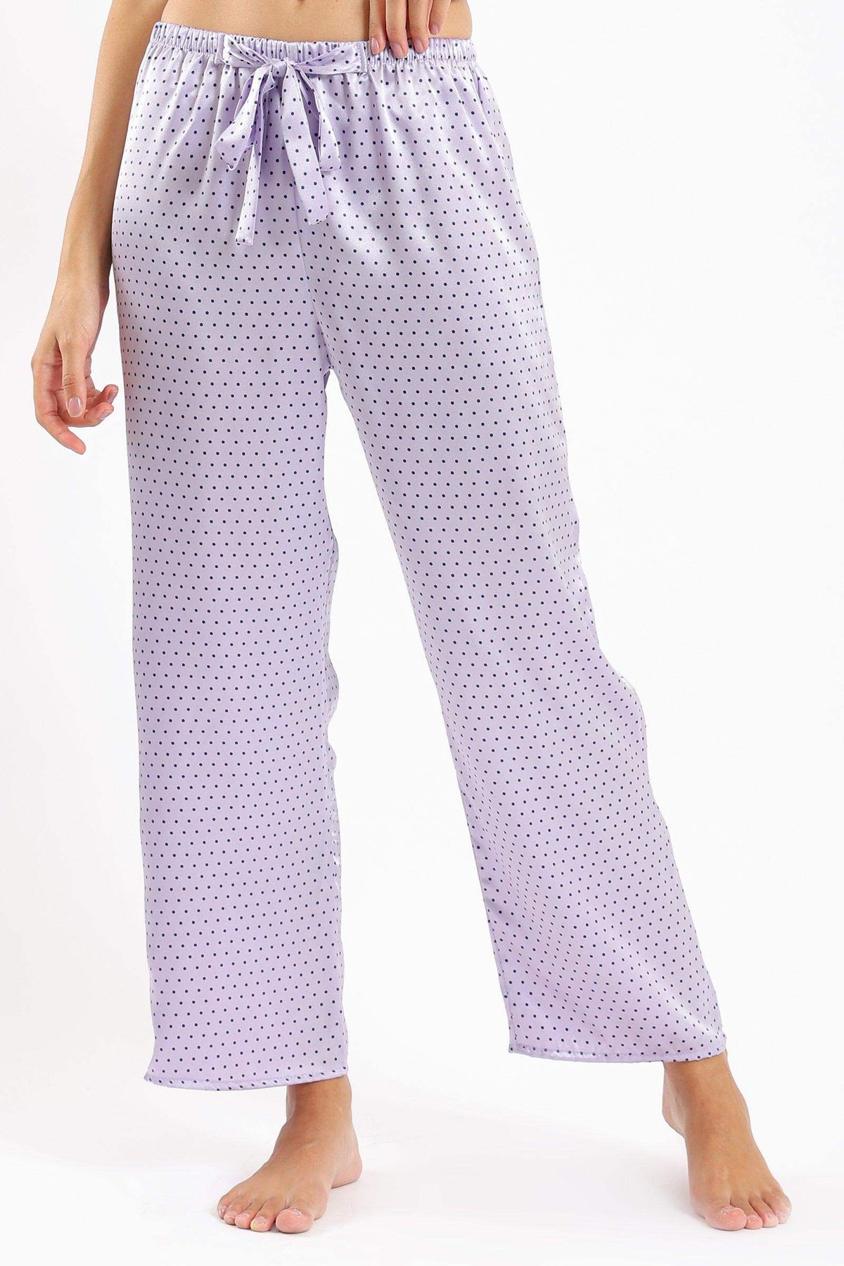 Violet Dotted Pyjama Pants - Carina - كارينا