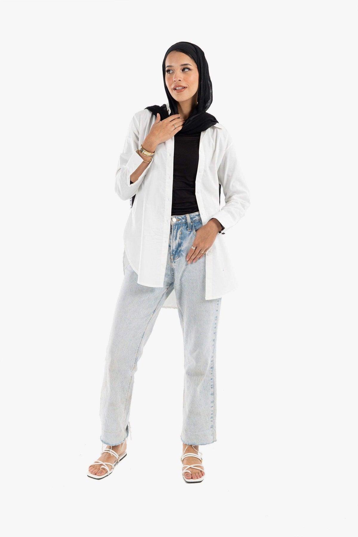 Viscose Basic Shirt - Carina - كارينا