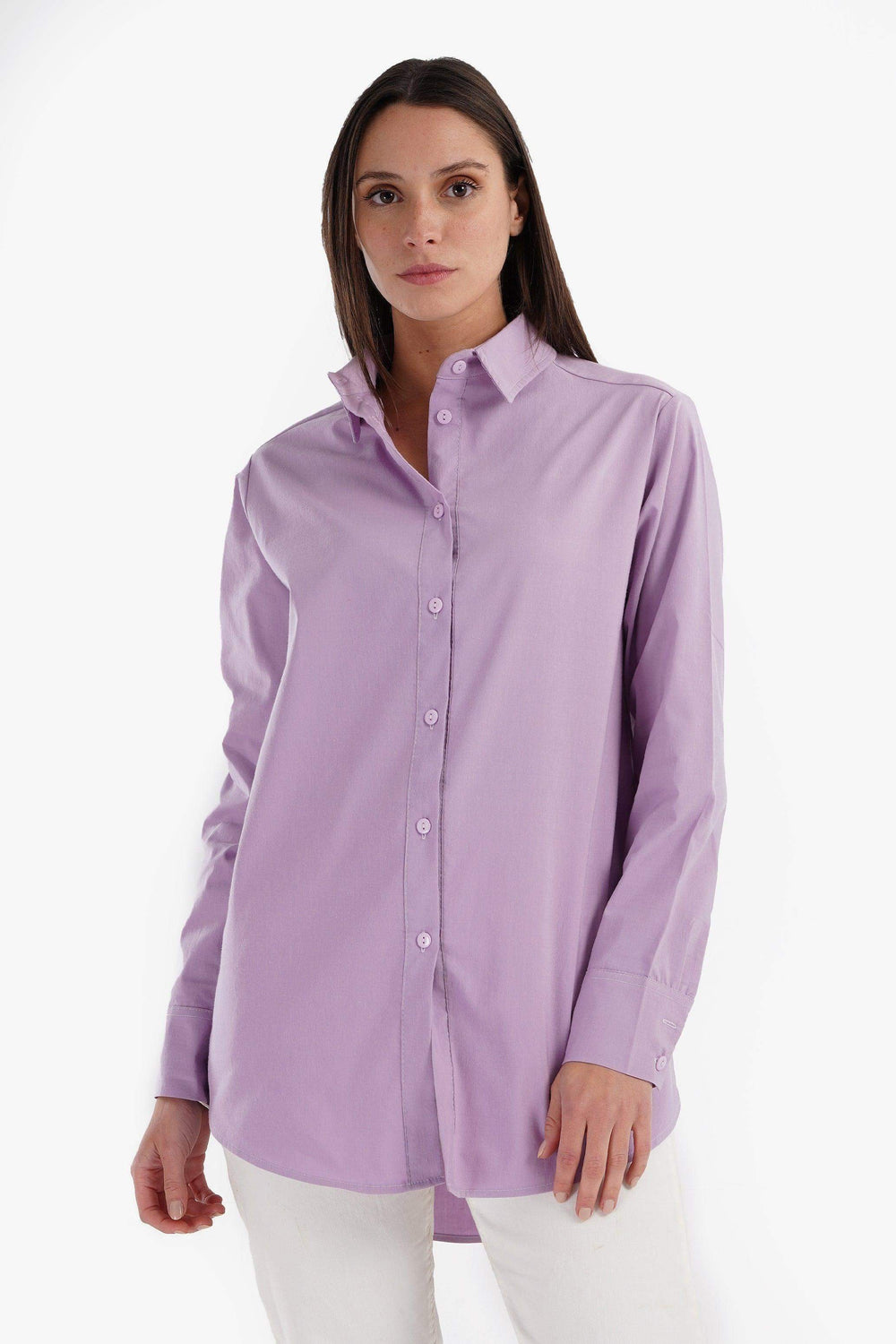 Viscose Long Sleeves Shirt - Carina - كارينا