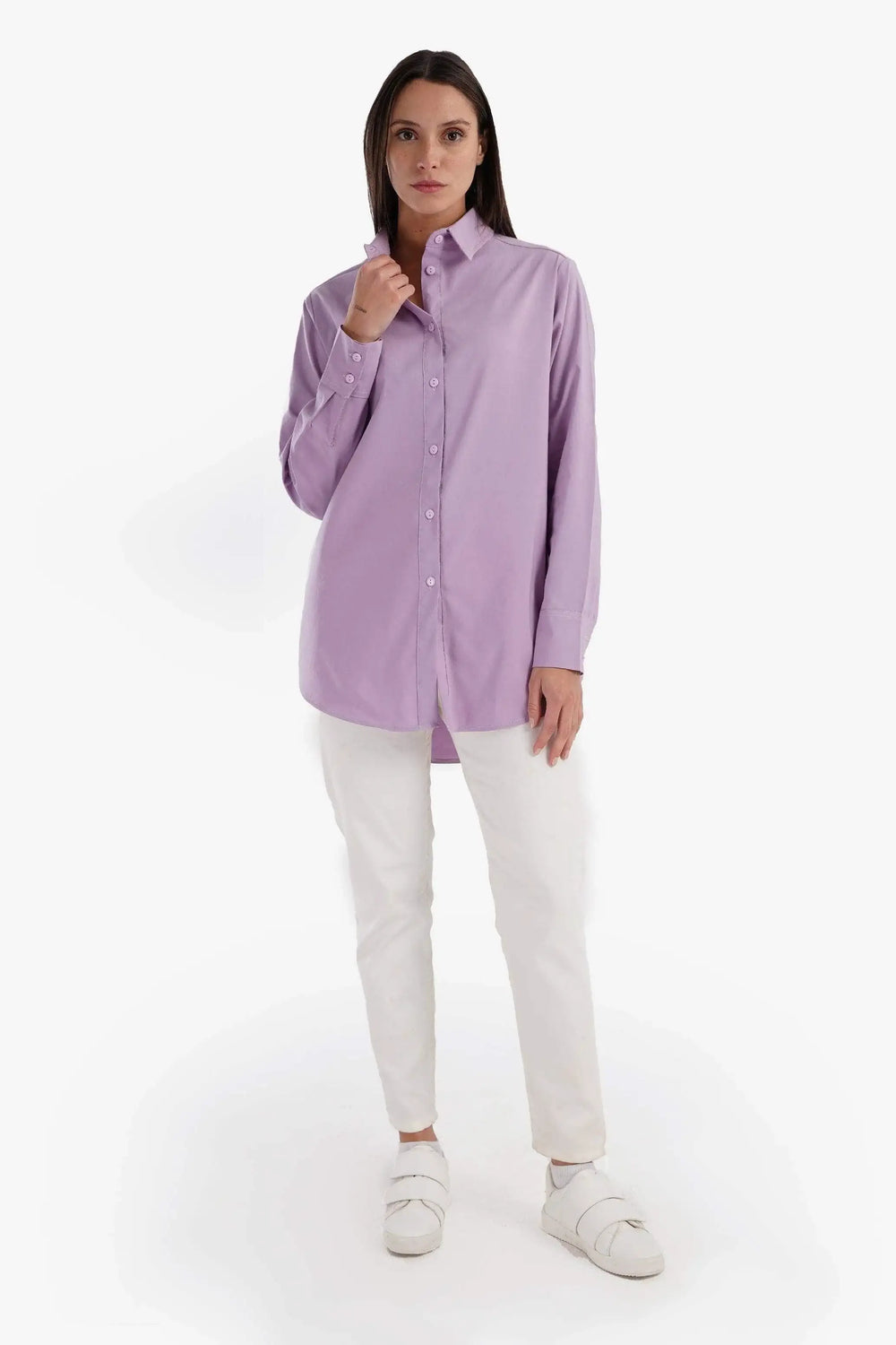 Viscose Long Sleeves Shirt - Carina - كارينا