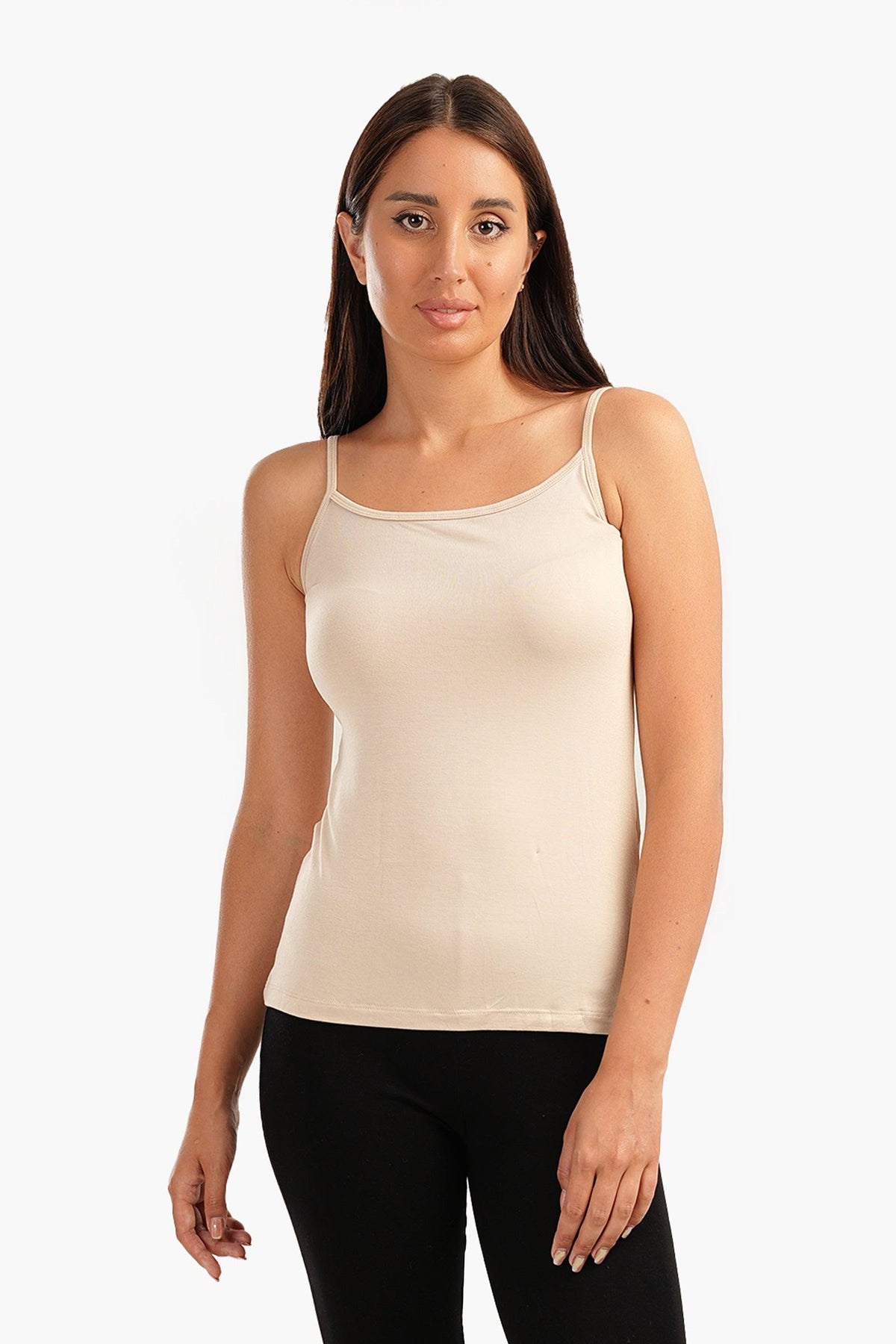 Viscose Sleeveless Tank Top - Carina - كارينا