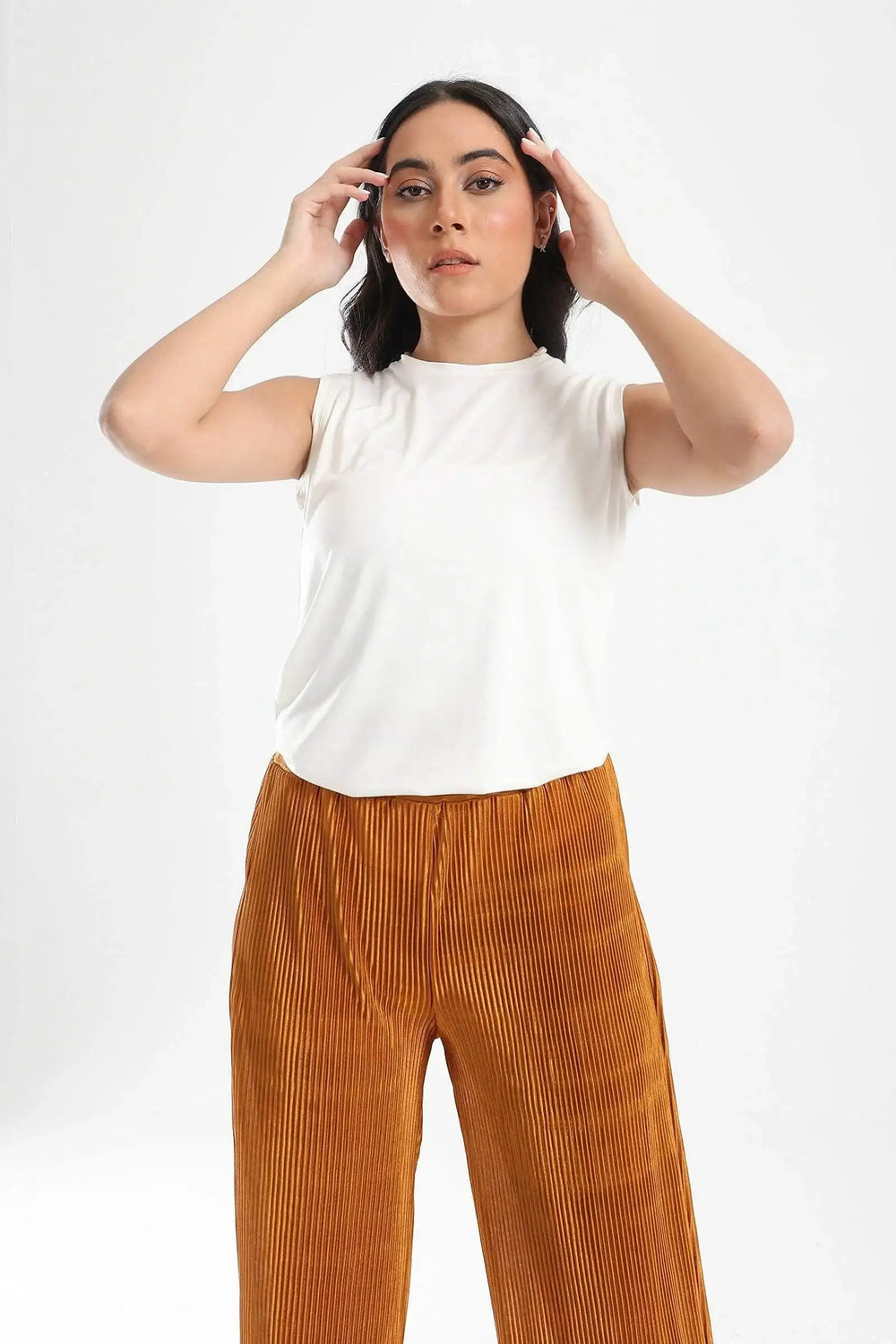 Viscose Sleeveless Top - Carina - كارينا