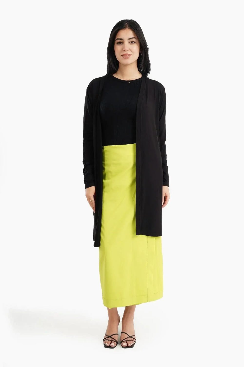 Viscose Solid Pattern Cardigan - Carina - كارينا