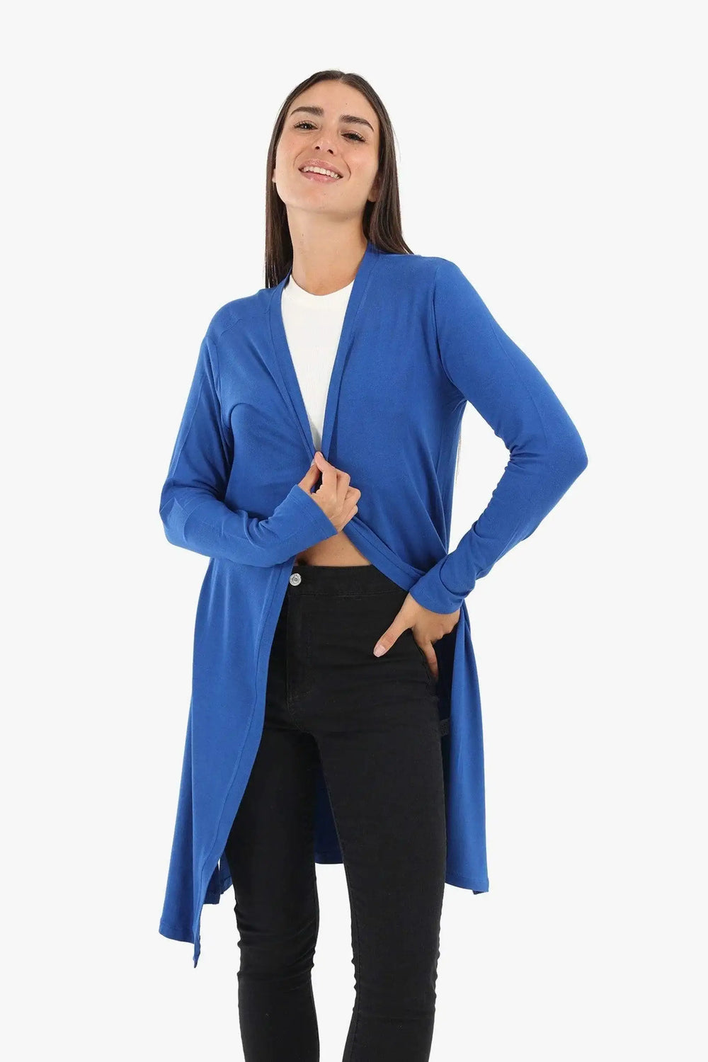 Viscose Solid Pattern Cardigan - Carina - كارينا