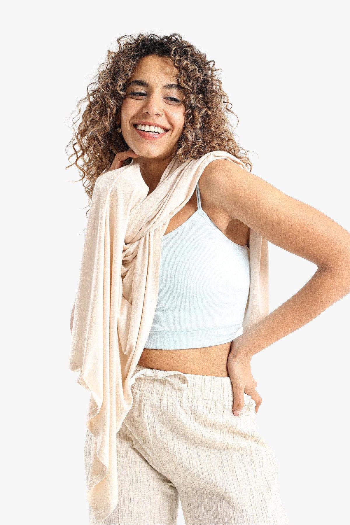 Viscose Solid Scarf - Carina - كارينا