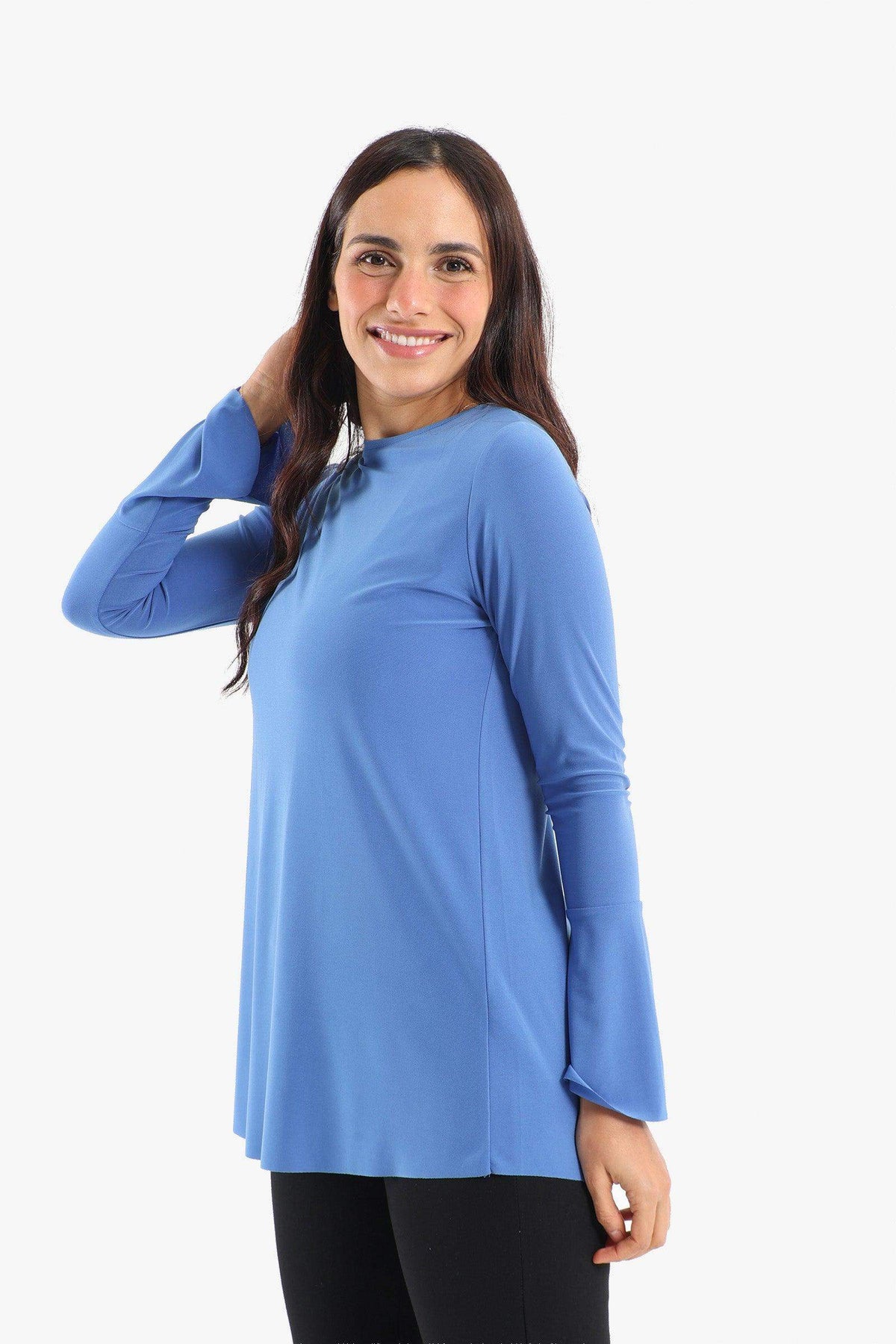 Voile Bell Sleeves Blouse - Carina - كارينا