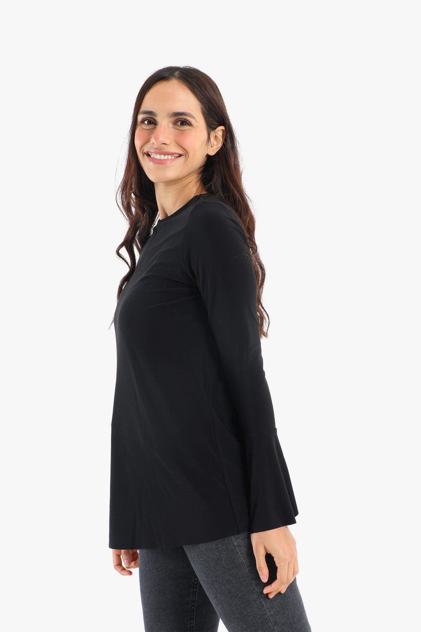 Voile Bell Sleeves Blouse - Carina - كارينا