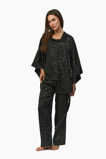 Jacquard 3 Pieces Pyjama Set