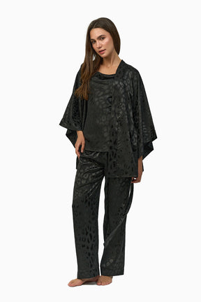 Jacquard 3 Pieces Pyjama Set