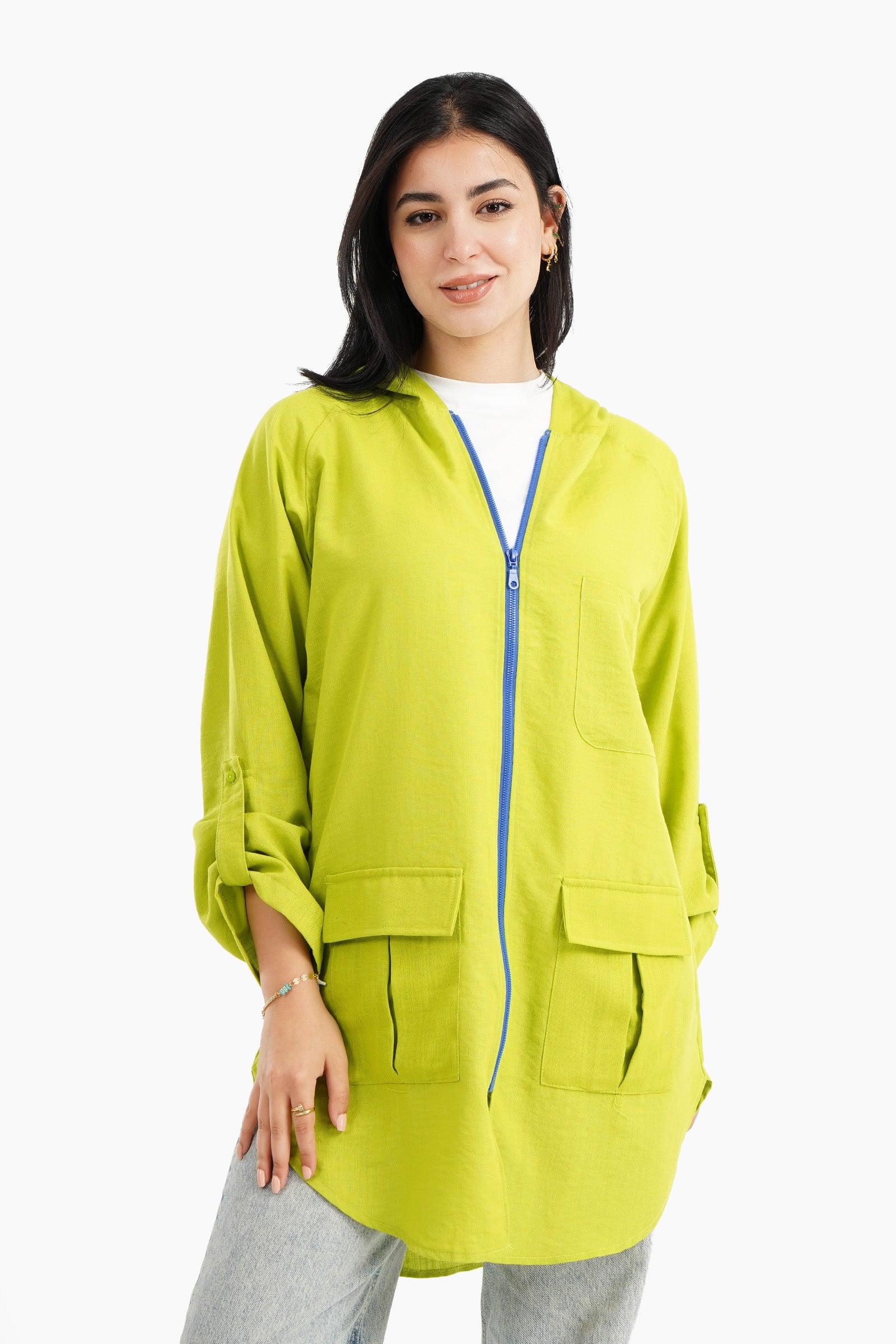 Zipper Closure Light Jacket - Carina - كارينا