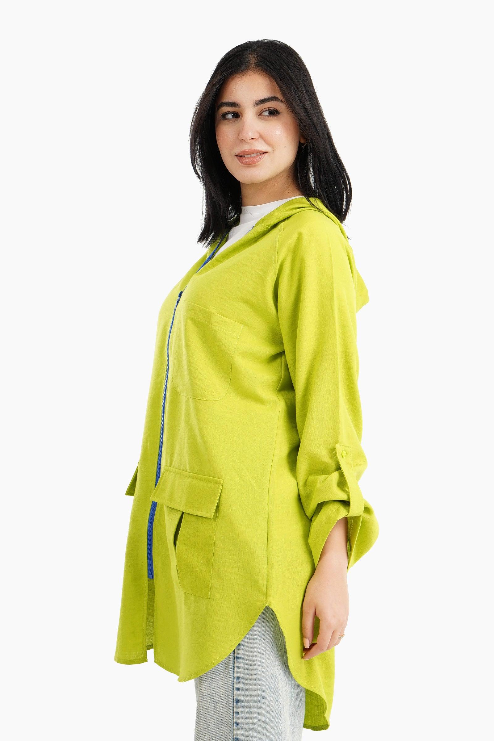 Zipper Closure Light Jacket - Carina - كارينا