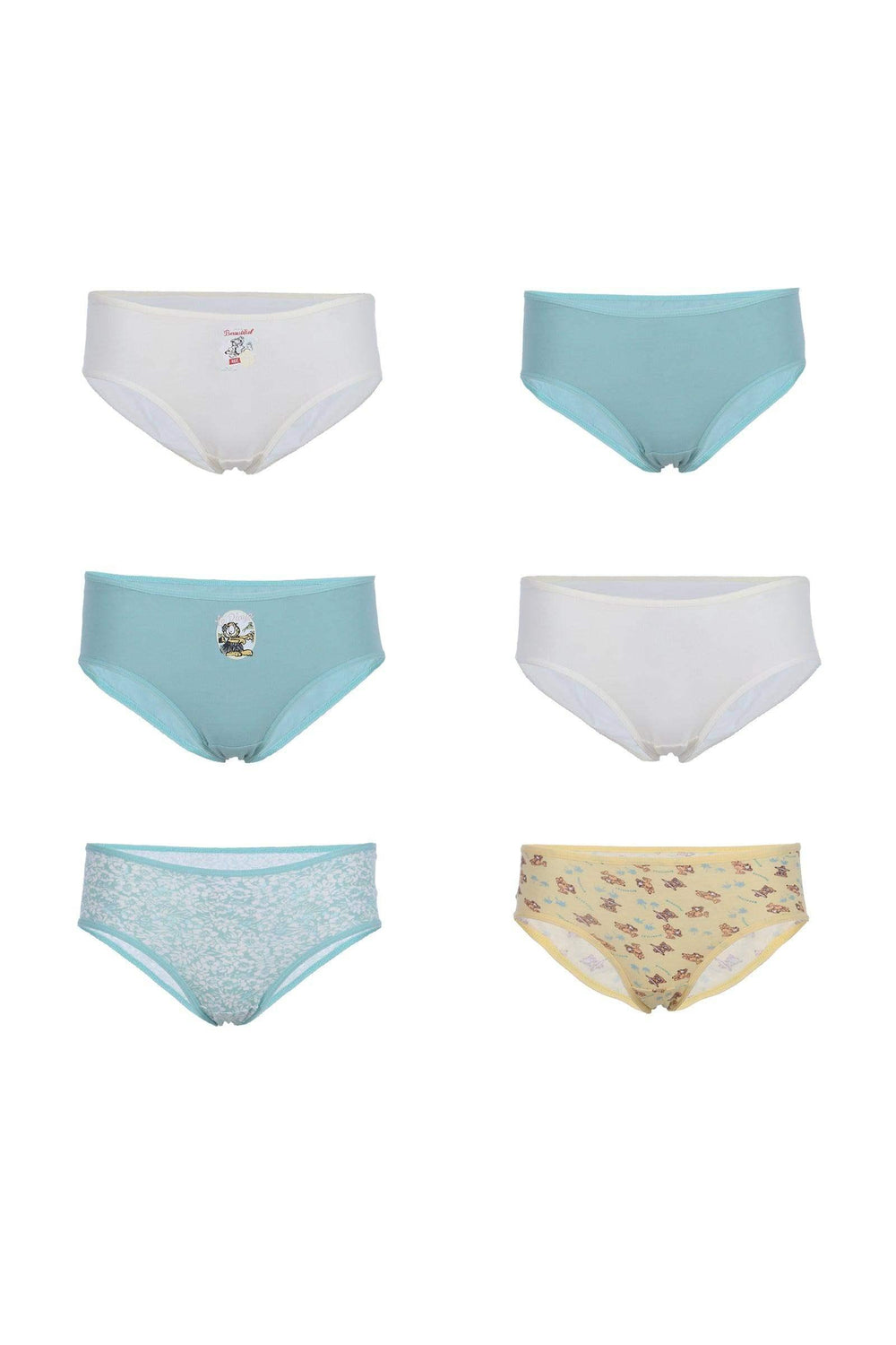 6 Pieces of Cotton Briefs - Carina - كارينا