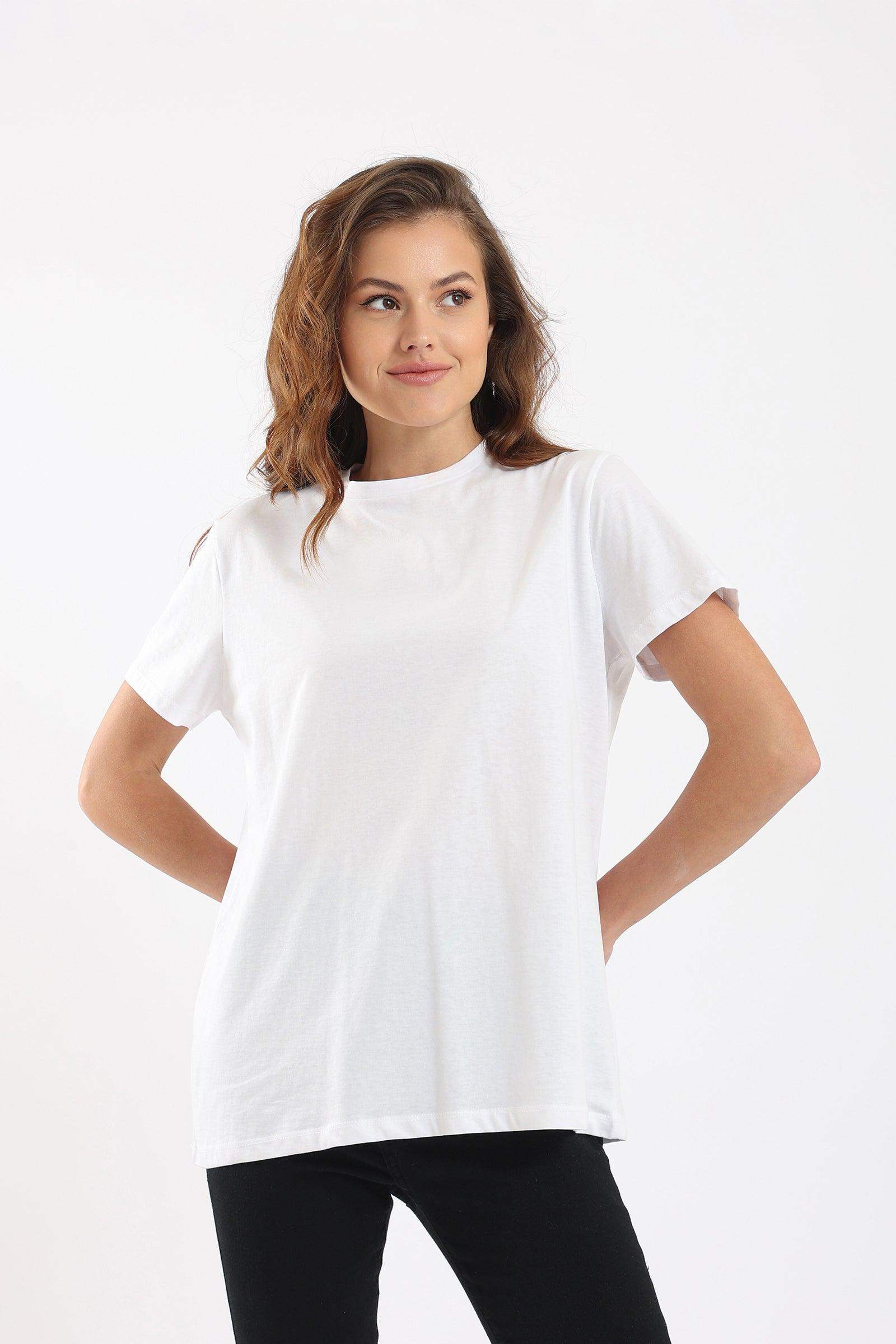 Basic Cotton T-Shirt - Carina - كارينا