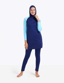 Bi-Colored Hijabi Swimsuit - Carina - كارينا