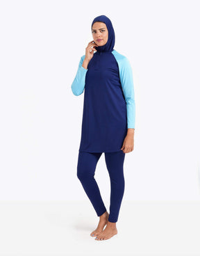 Bi-Colored Hijabi Swimsuit - Carina - كارينا