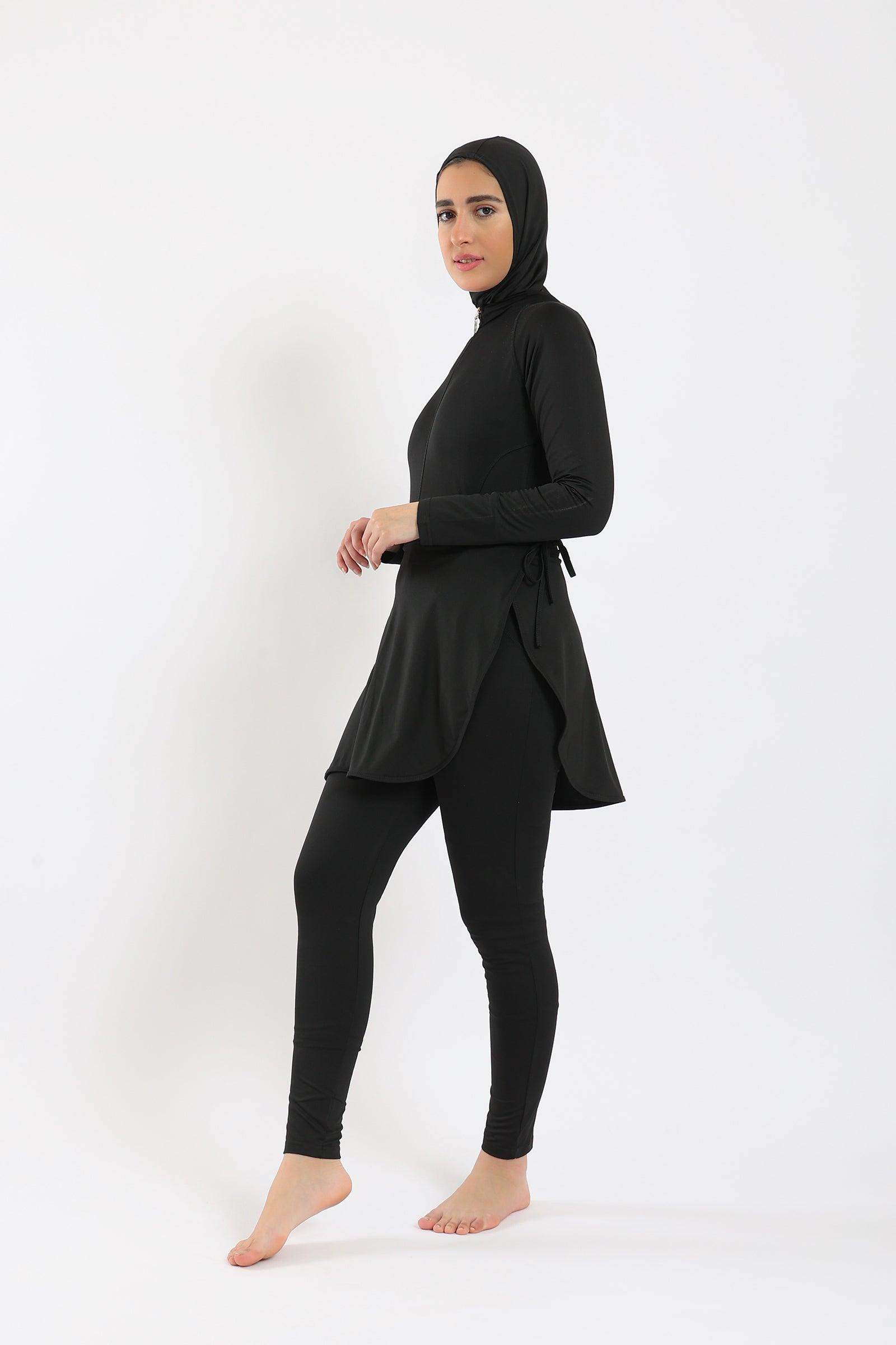 Black Hijabi Swimsuit - Carina - كارينا