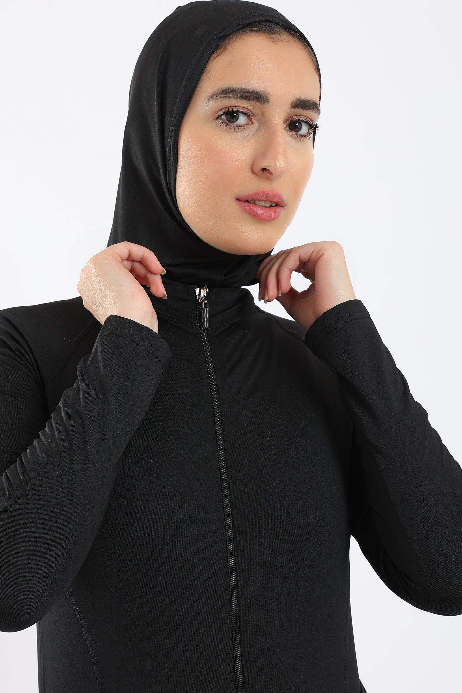 Black Hijabi Swimsuit - Carina - كارينا