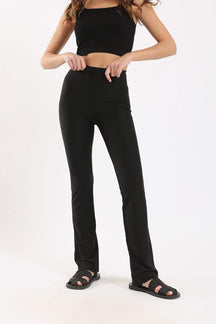 Black Regular Fit Pants - Carina - كارينا