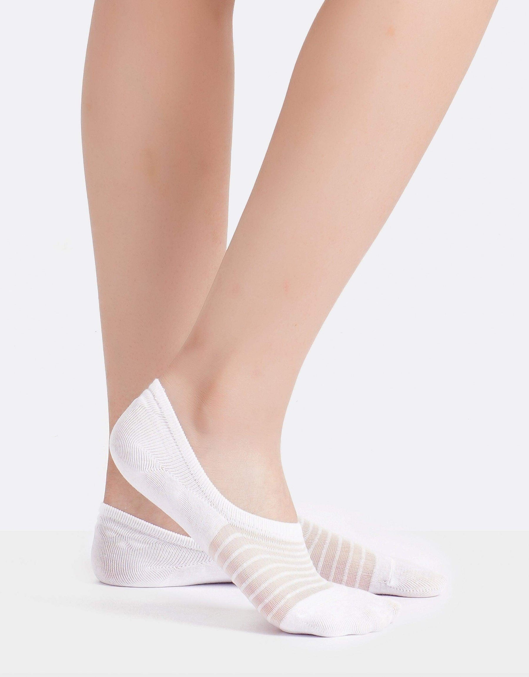 Breathable Invisible Socks - 2 Pairs - Carina - كارينا