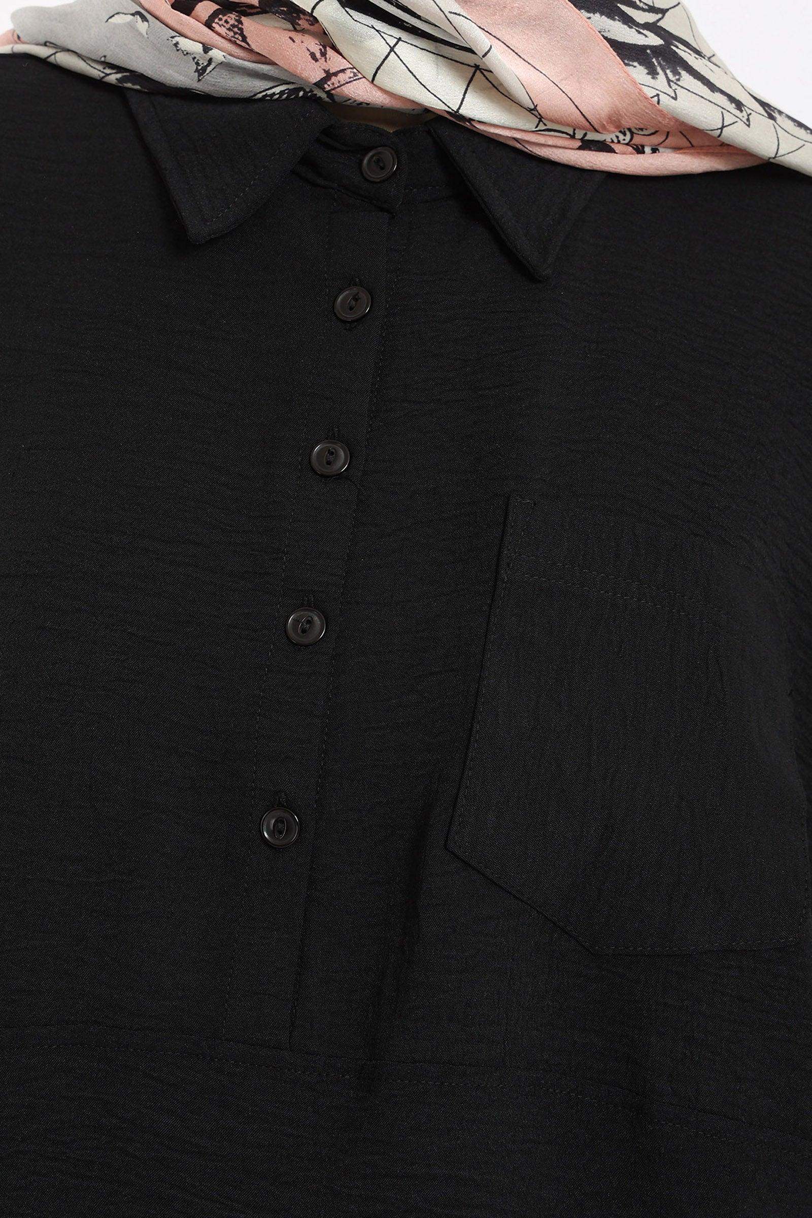 Classic Collar Long Shirt - Carina - كارينا