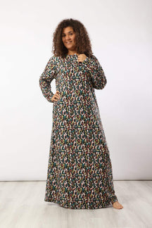 Colored Maxi Nightgown - Carina - كارينا