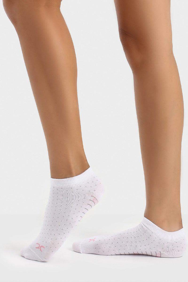 Cotton Ankle Socks - 2 Pairs - Carina - كارينا
