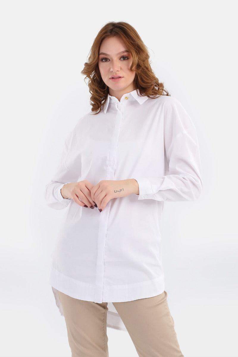 Cotton Blend Shirt - Carina - كارينا